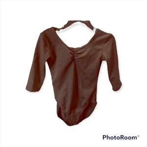 Danskin black leotard 4-5